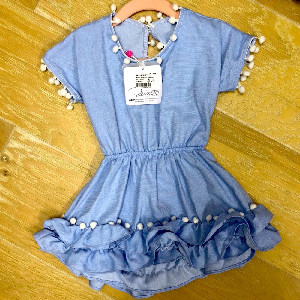 Sky blue little Peixoto dress